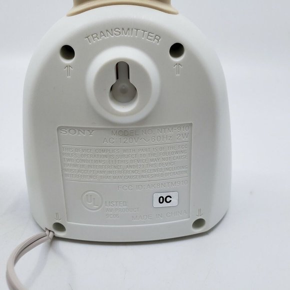 Sony BabyCall Rechargeable Nursery Baby Monitor Sound-Sensor NTM910 900MHz - Picture 4 of 6